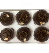 Chocolate Cupcake with Chocolate Butter Cream -6Pcs