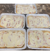 Cinnamon Roll With Cream Cheese Frosting -3Pcs